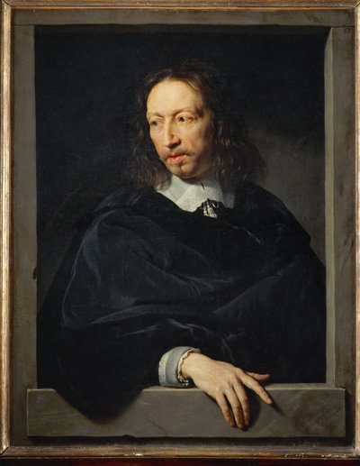 Portret man ... door Philippe de Champaigne