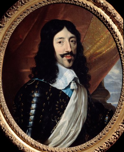 Portret van de koning van Frankrijk Lodewijk XIII (1601-1643) door Philippe de Champaigne