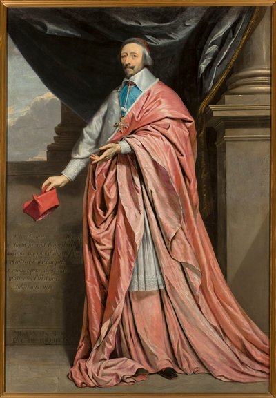 Portret van kardinaal Richelieu door Philippe de Champaigne