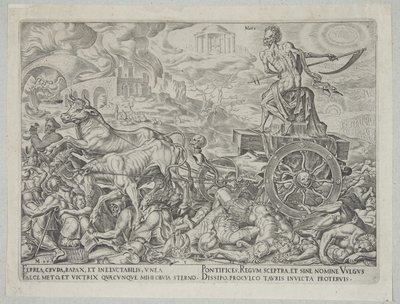 De triomf van de dood door Philips Galle