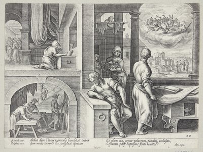 De visioen van Sint Petrus door Philips Galle
