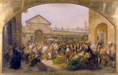 Covent Garden Markt, 1864 door Phoebus Levin