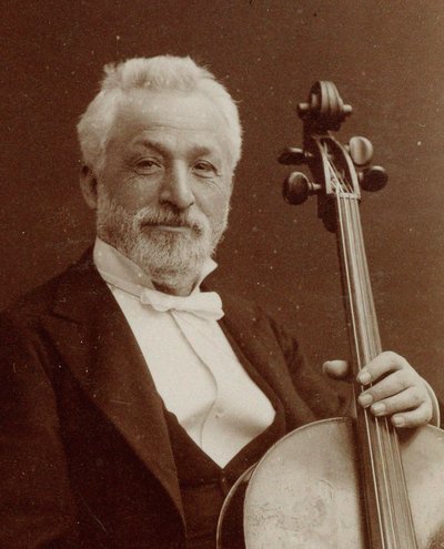 Portret van de componist en cellist Gaetano Braga door Photo studio Nadar.