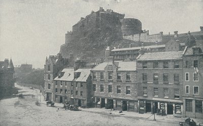 Edinburgh Kasteel door Photochrom Co Ltd of London