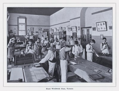 Sloyd Houtbewerkingsklas, Victoria door Photographer Australian