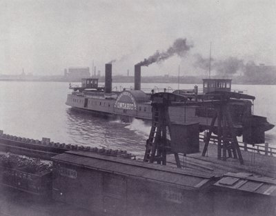 Canada: Overzet Stoomboot tussen Windsor en Detroit door Photographer Canadian