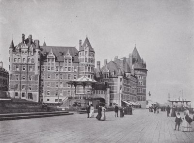 Chateau Frontenac en Dufferin Terrace door Photographer Canadian