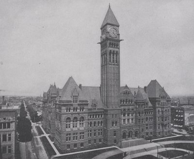 Stadhuis, Toronto (zwart-wit foto) door Photographer Canadian