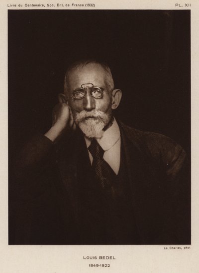 Ernest Marie Louis Bedel, Franse entomoloog door Photographer French
