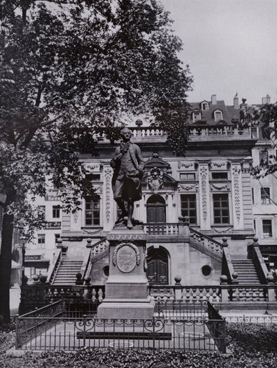 Leipzig: Goethe-Denkmal Op De Naschmarkt door Photographer German