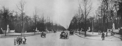 Panorama van de Sieges-Allee door Photographer German