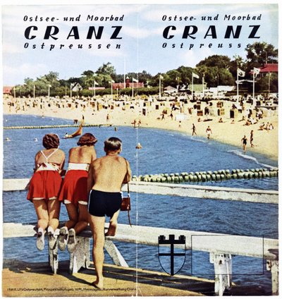 Rusland, Oblast Kaliningrad, Selenogradsk, tot het einde van WO II Duitsland, Oost-Pruisen, Cranz, reisbrochure van de toeristische administratie door Photographer German