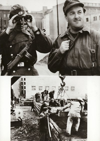 Sinds 13 augustus 1961 wordt de staatsgrens van de Duitse Democratische Republiek met West-Berlijn betrouwbaar beschermd door het Nationale Volksleger .... door Photographer German