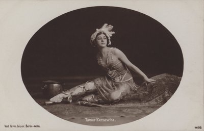 Tamara Karsavina, Russische ballerina en balletlerares door Photographer German