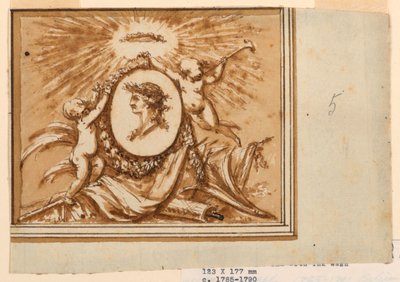 Ontwerp voor een Bovenlicht door Piat Joseph Sauvage