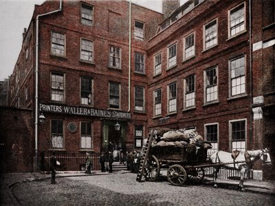 Dr Johnsons Huis, City of London, ca. 1900-1911 door Pictorial Agency
