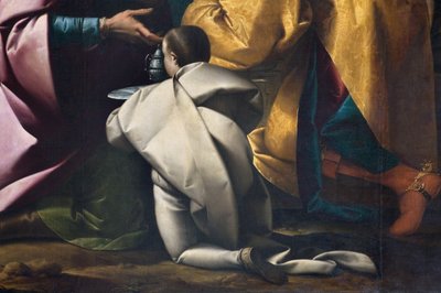 Aanbidding der Wijzen door Pier Francesco Morazzone