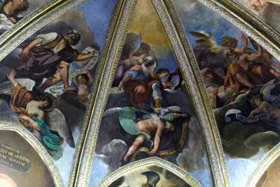 Fresco met de profeet David, ca. 1626 (fresco) door Pier Francesco Morazzone