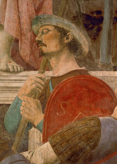 Een slapende bewaker (schilderij) door Piero della Francesca
