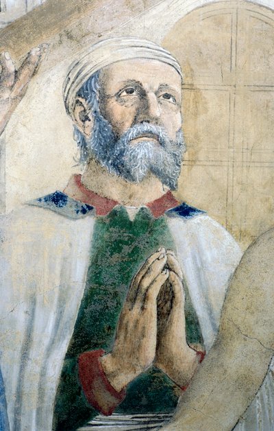 Detail van De Legende van het Ware Kruis met ontdekking en verificatie van het Ware Kruis, door Piero della Francesca door Piero della Francesca
