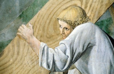 De legende van het ware kruis (detail) door Piero della Francesca