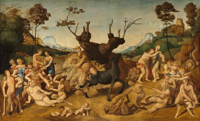 De tegenslagen van Silenus door Piero di Cosimo