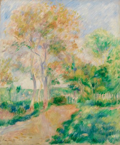 Herfstlandschap door Pierre-Auguste Renoir
