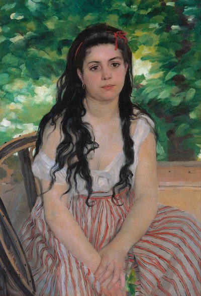 In de zomer door Pierre-Auguste Renoir
