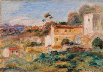 Landschap door Pierre-Auguste Renoir