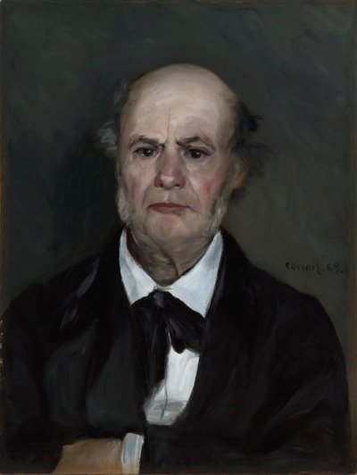 Léonard Renoir, de vader van de kunstenaar door Pierre-Auguste Renoir