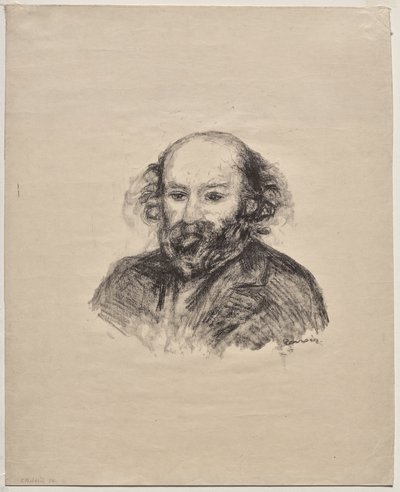 Paul Cézanne door Pierre-Auguste Renoir