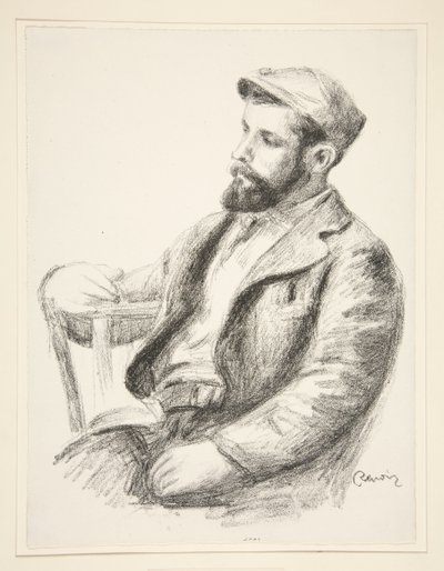 Portret van Louis Valtat door Pierre-Auguste Renoir