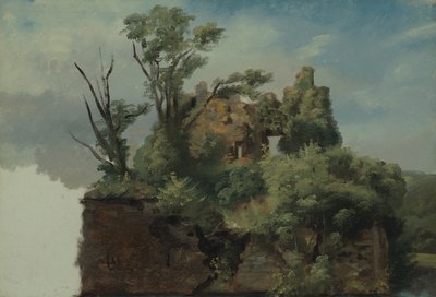 Landschap met ruïnes door Pierre-Henri de Valenciennes