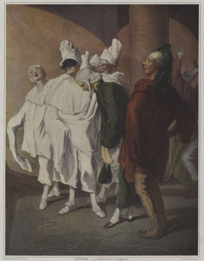 (detail) La Presentation door Pierre (after) Gavarni