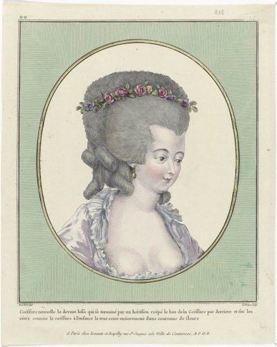 Coiffures, Poufs, Hats and Bonnets: Eleven Coiffures and Headdresses door Pierre Adrien Le Beau