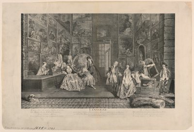 Het Uithangbord van Gersaint door Pierre Alexandre Aveline