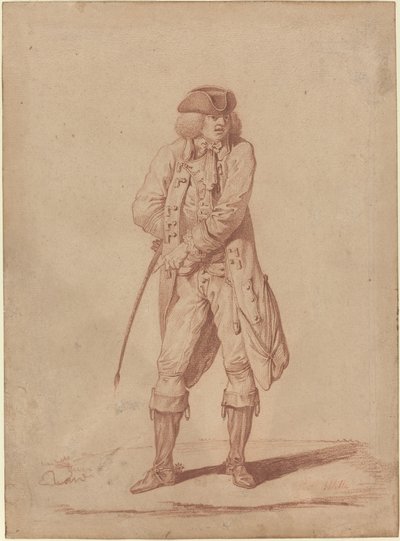 Heer met een Rijzweep door Pierre Alexandre Wille