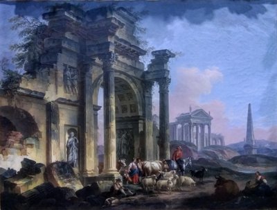 Frans:  Arc de triomphe door Pierre-Antoine Demachy