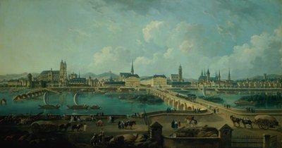 Panoramisch Uitzicht op Tours, 1787 door Pierre Antoine Demachy