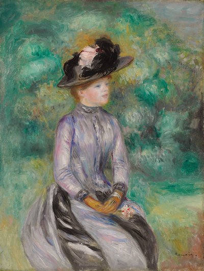 Adrienne, c.1878 door Pierre Auguste Renoir