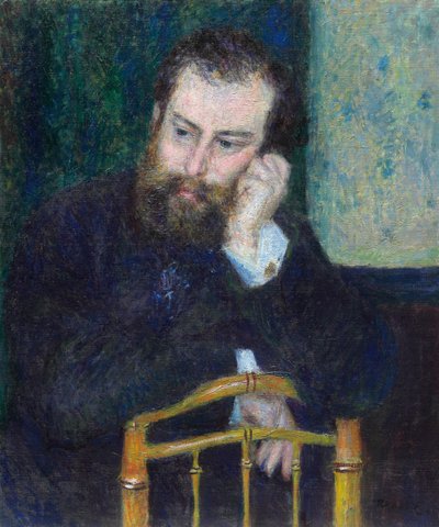 Alfred Sisley door Pierre Auguste Renoir
