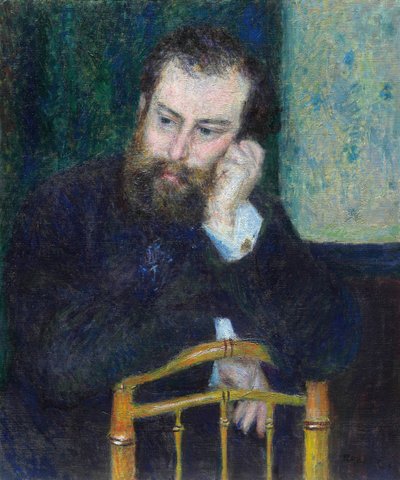 Alfred Sisley, 1876 door Pierre Auguste Renoir