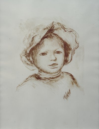 Portret van Pierre Renoir door Pierre Auguste Renoir
