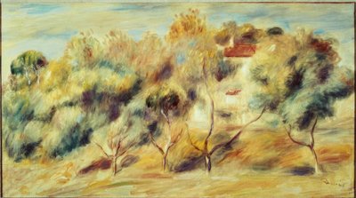 Cagnes door Pierre Auguste Renoir