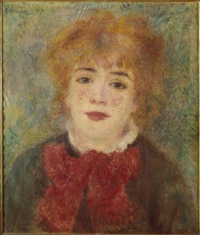 Portret van een dame door Pierre Auguste Renoir