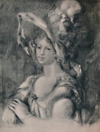 Halflang portret van Dieterle, ca. 1899, 1946 door Pierre Auguste Renoir