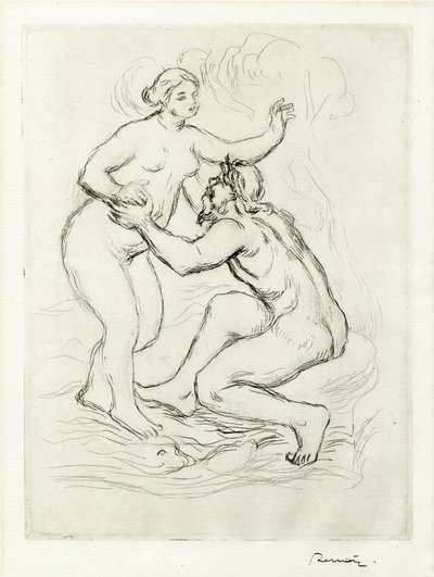 Le Fleuve Scamandre (De rivier Scamander) door Pierre Auguste Renoir