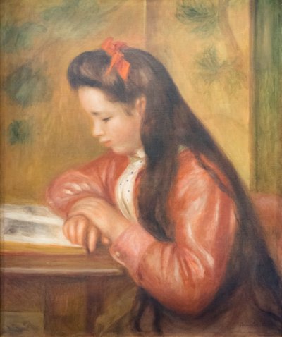 Mademoiselle Genevieve Caillebotte, de toekomstige Madame Chardeau door Pierre Auguste Renoir