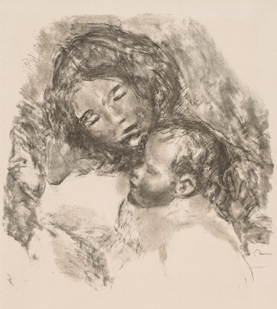 Moederschap door Pierre Auguste Renoir