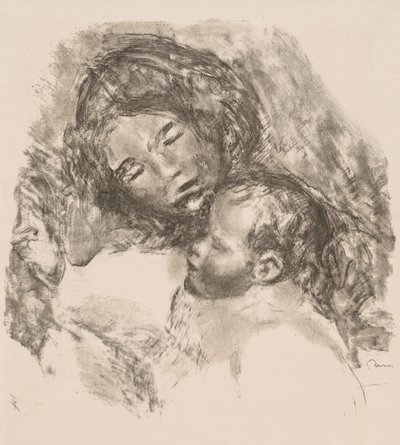 Moederschap, 1912 door Pierre Auguste Renoir